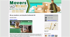 Desktop Screenshot of moversdirectga.com